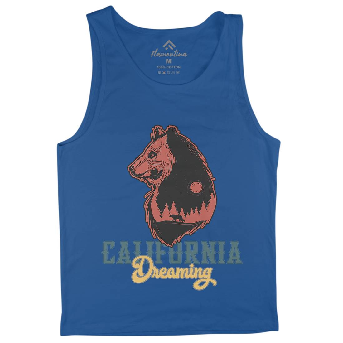 Bear Mens Tank Top Vest Animals B107