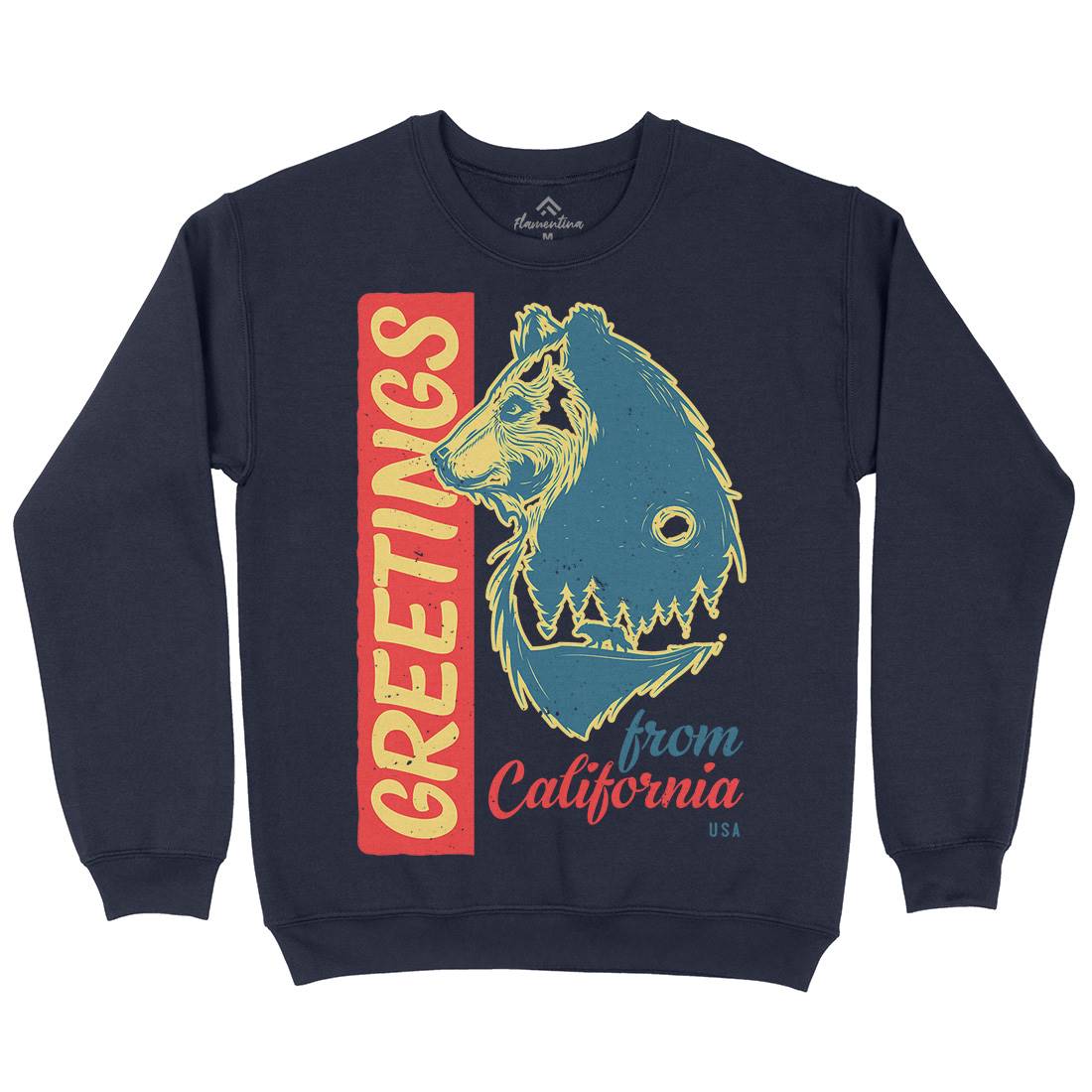 Bear Kids Crew Neck Sweatshirt Animals B109