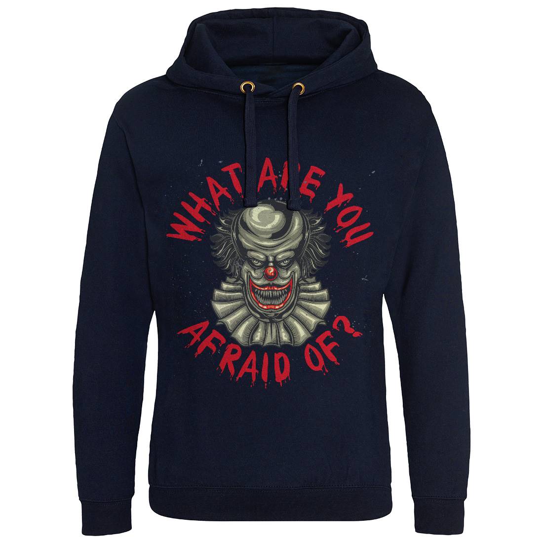 Clown Mens Hoodie Without Pocket Horror B114