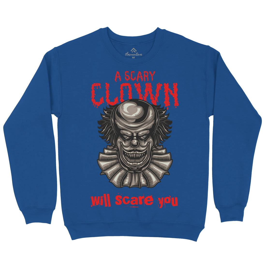 Clown Kids Crew Neck Sweatshirt Horror B116