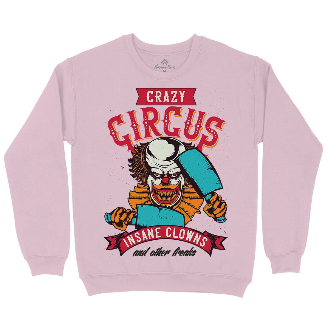 Clown Kids Crew Neck Sweatshirt Horror B117