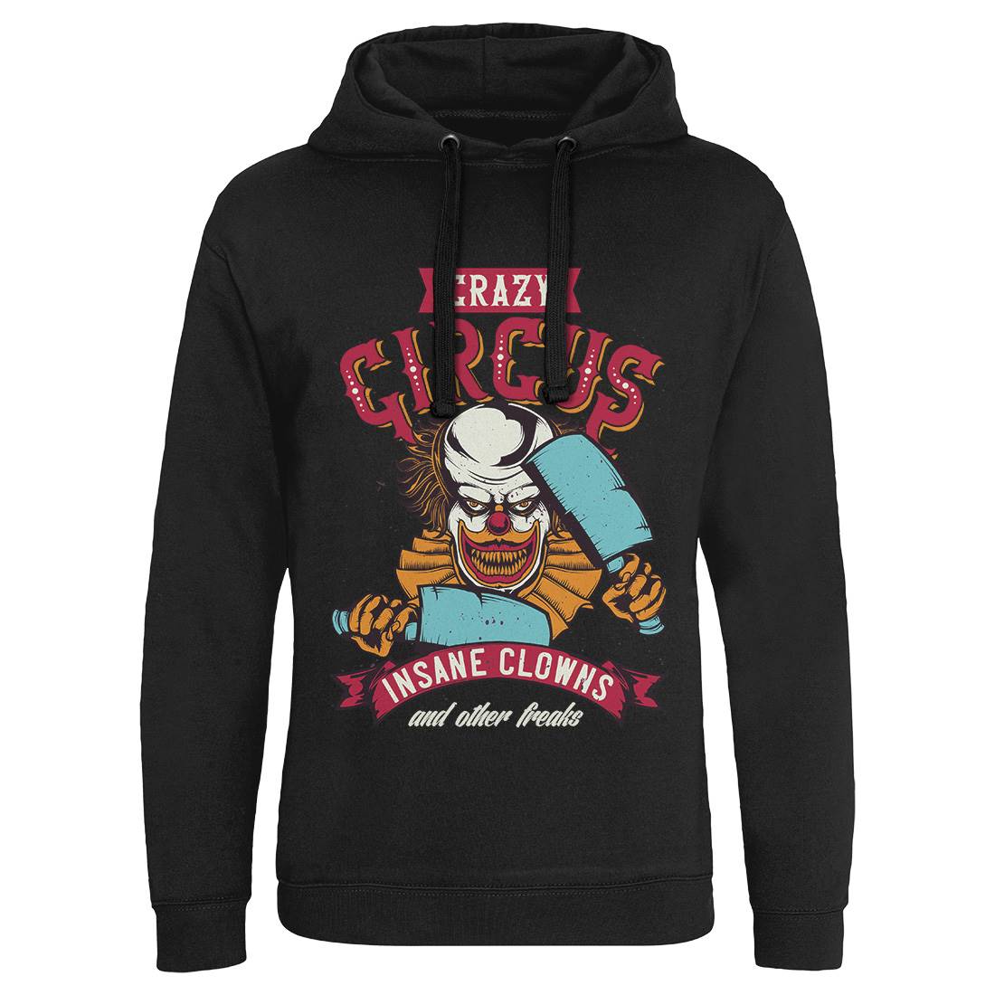 Clown Mens Hoodie Without Pocket Horror B117