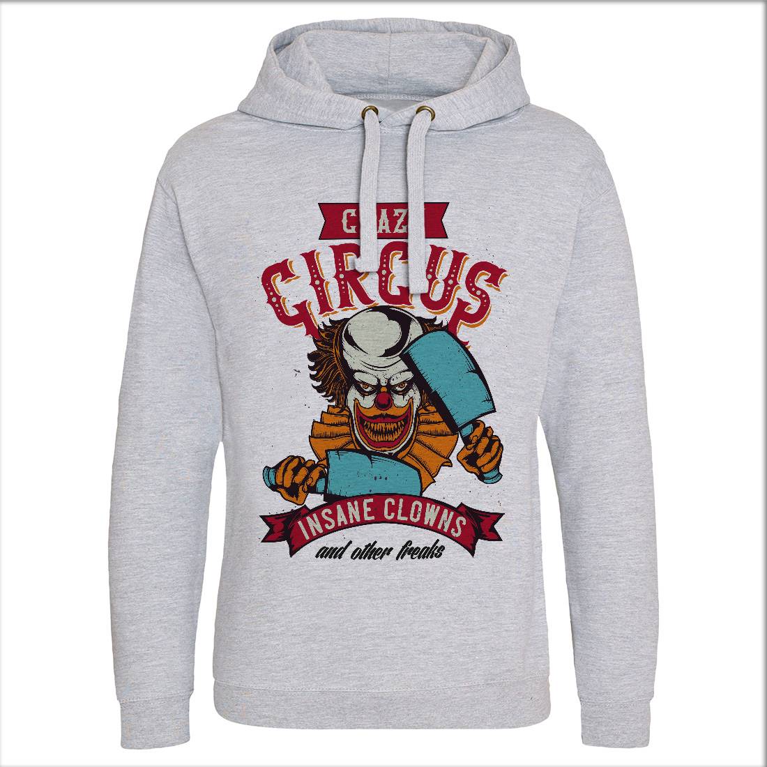 Clown Mens Hoodie Without Pocket Horror B117