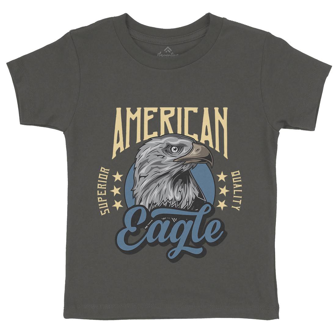 Eagle Kids Organic Crew Neck T-Shirt Animals B118