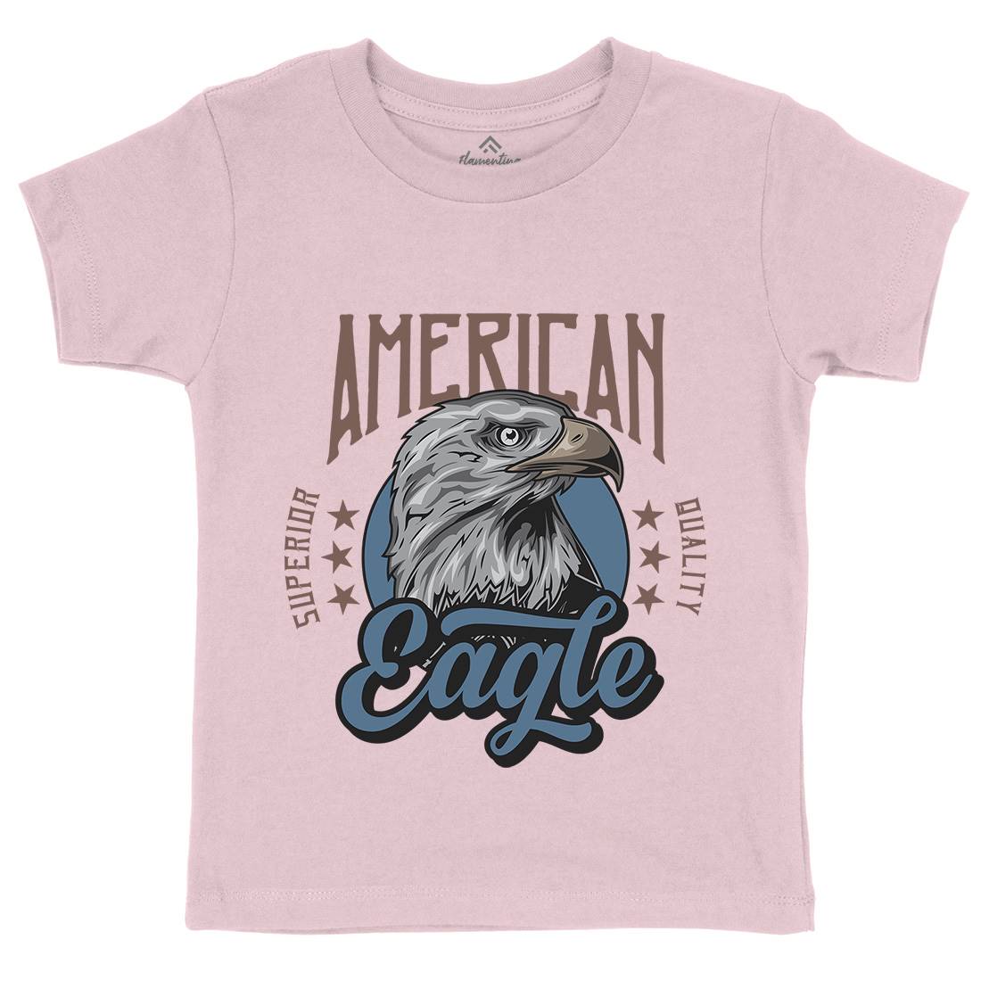 Eagle Kids Crew Neck T-Shirt Animals B118