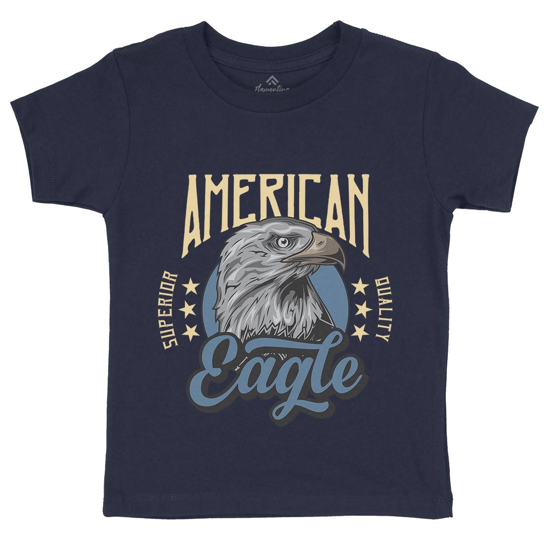 Eagle Kids Organic Crew Neck T-Shirt Animals B118