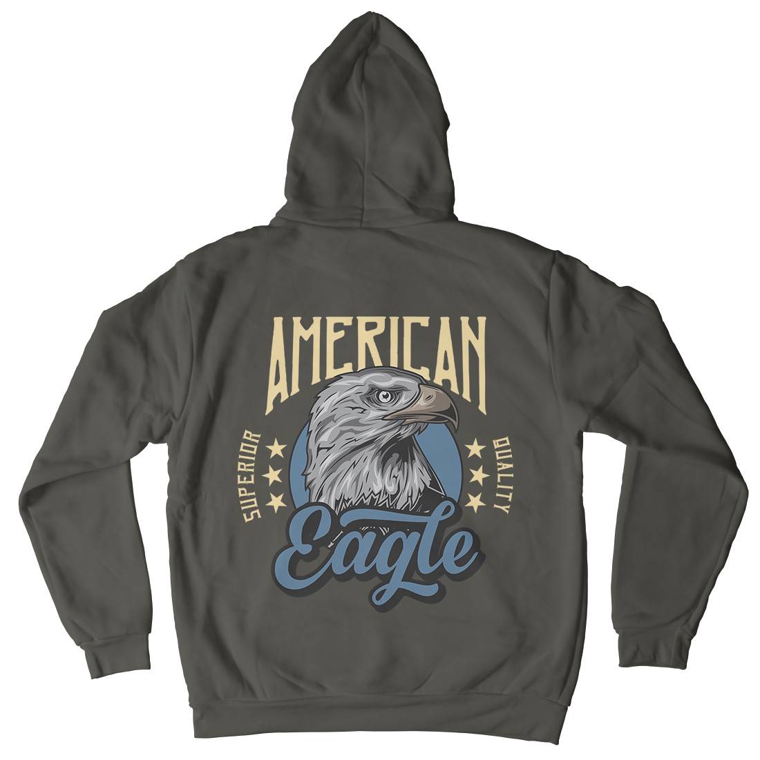 Eagle Mens Hoodie With Pocket Animals B118