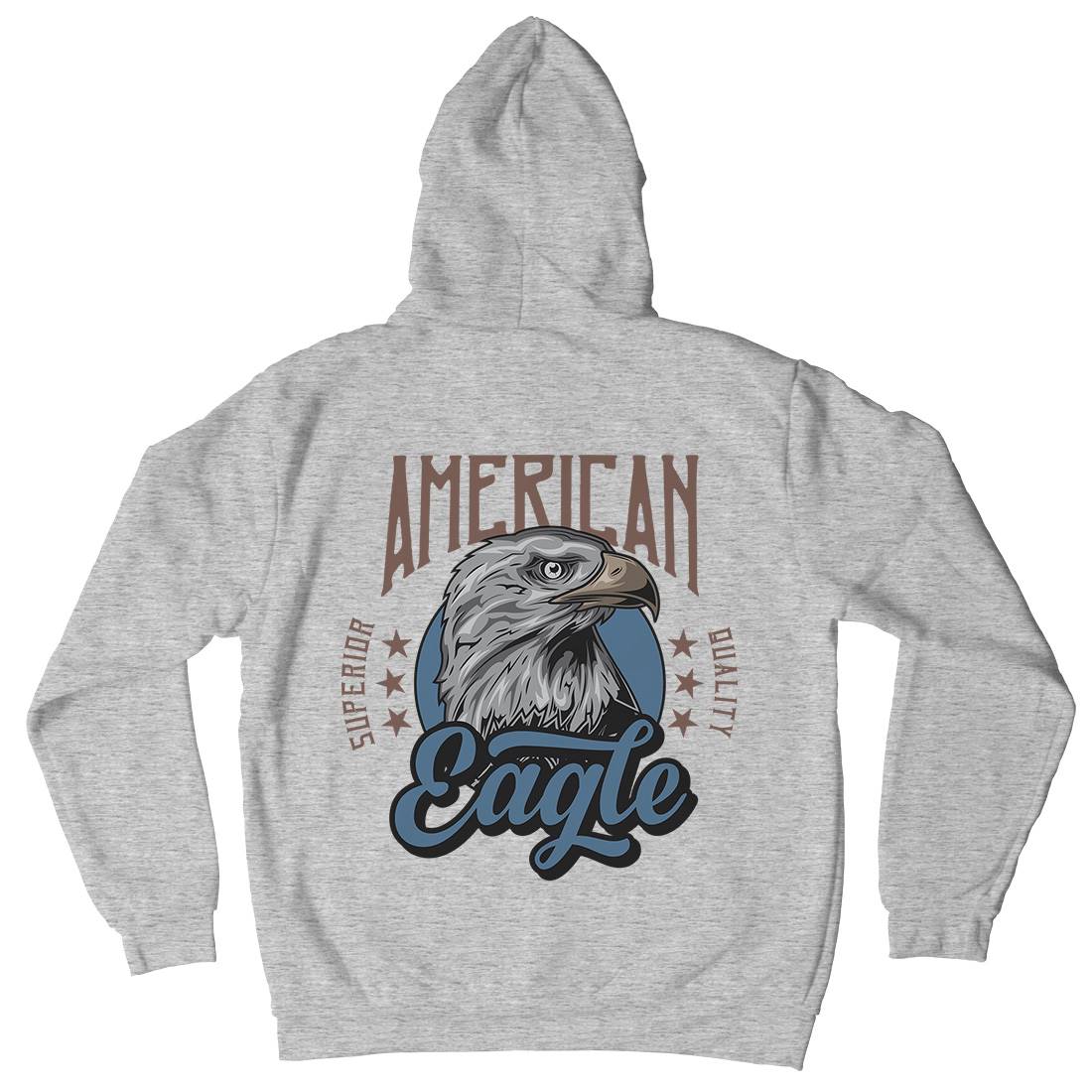 Eagle Mens Hoodie With Pocket Animals B118