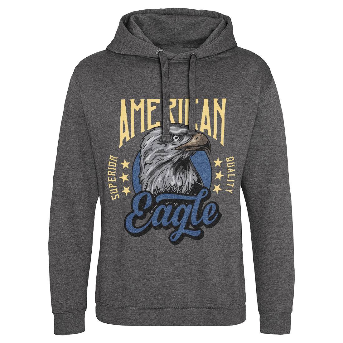 Eagle Mens Hoodie Without Pocket Animals B118