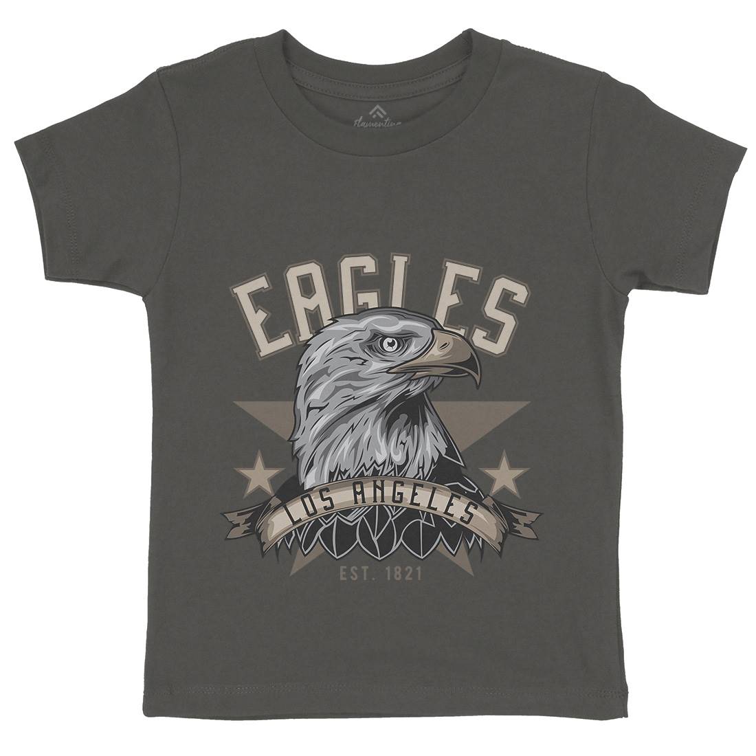 Eagle Kids Crew Neck T-Shirt Animals B119
