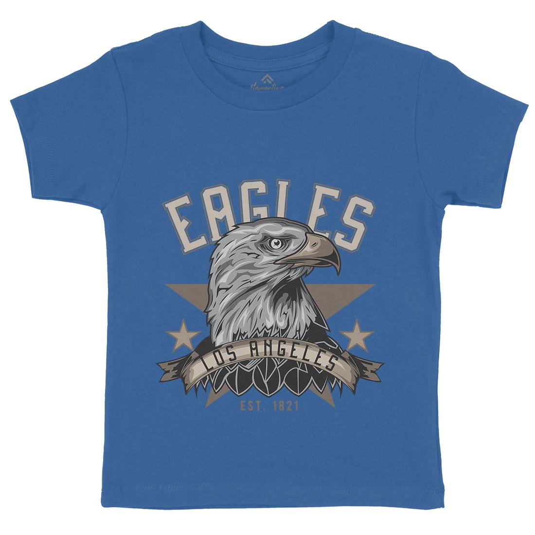 Eagle Kids Organic Crew Neck T-Shirt Animals B119