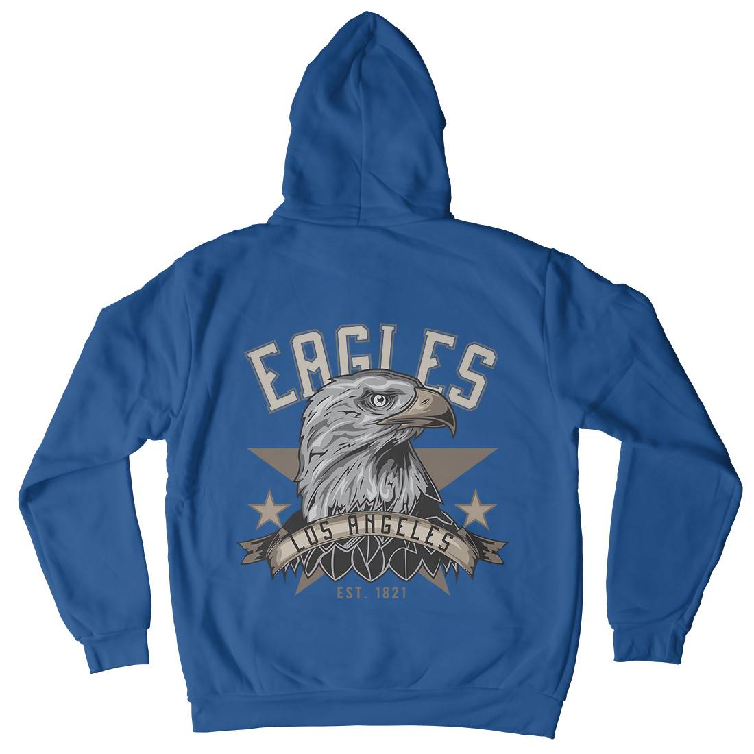 Eagle Mens Hoodie With Pocket Animals B119