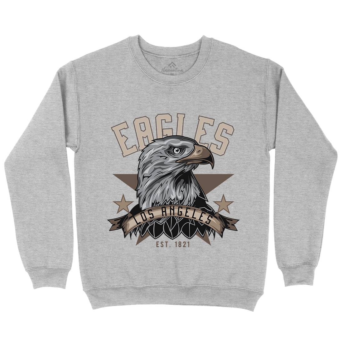 Eagle Mens Crew Neck Sweatshirt Animals B119