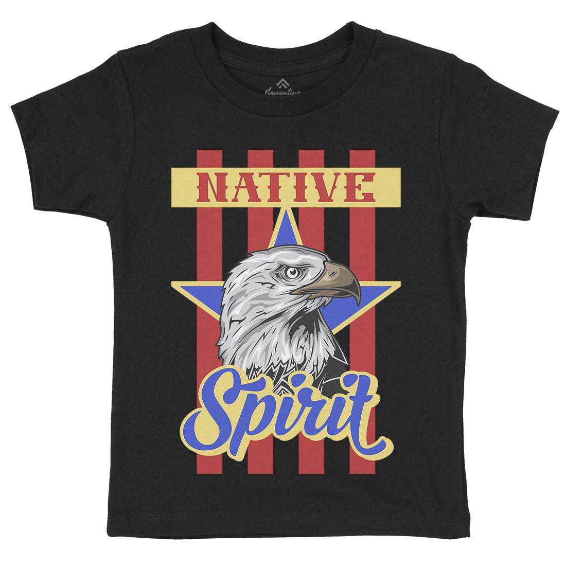 Eagle Kids Organic Crew Neck T-Shirt Animals B120