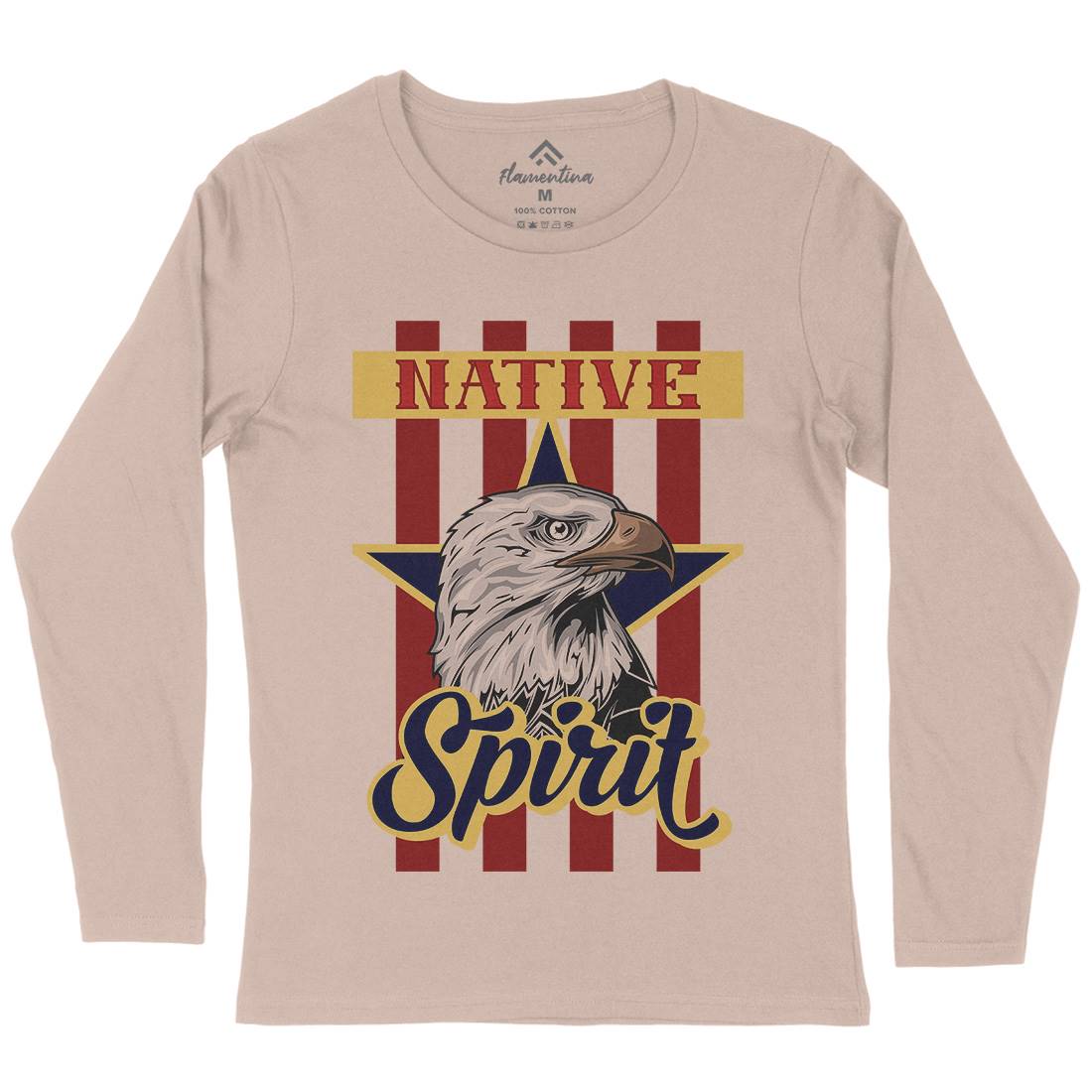 Eagle Womens Long Sleeve T-Shirt Animals B120