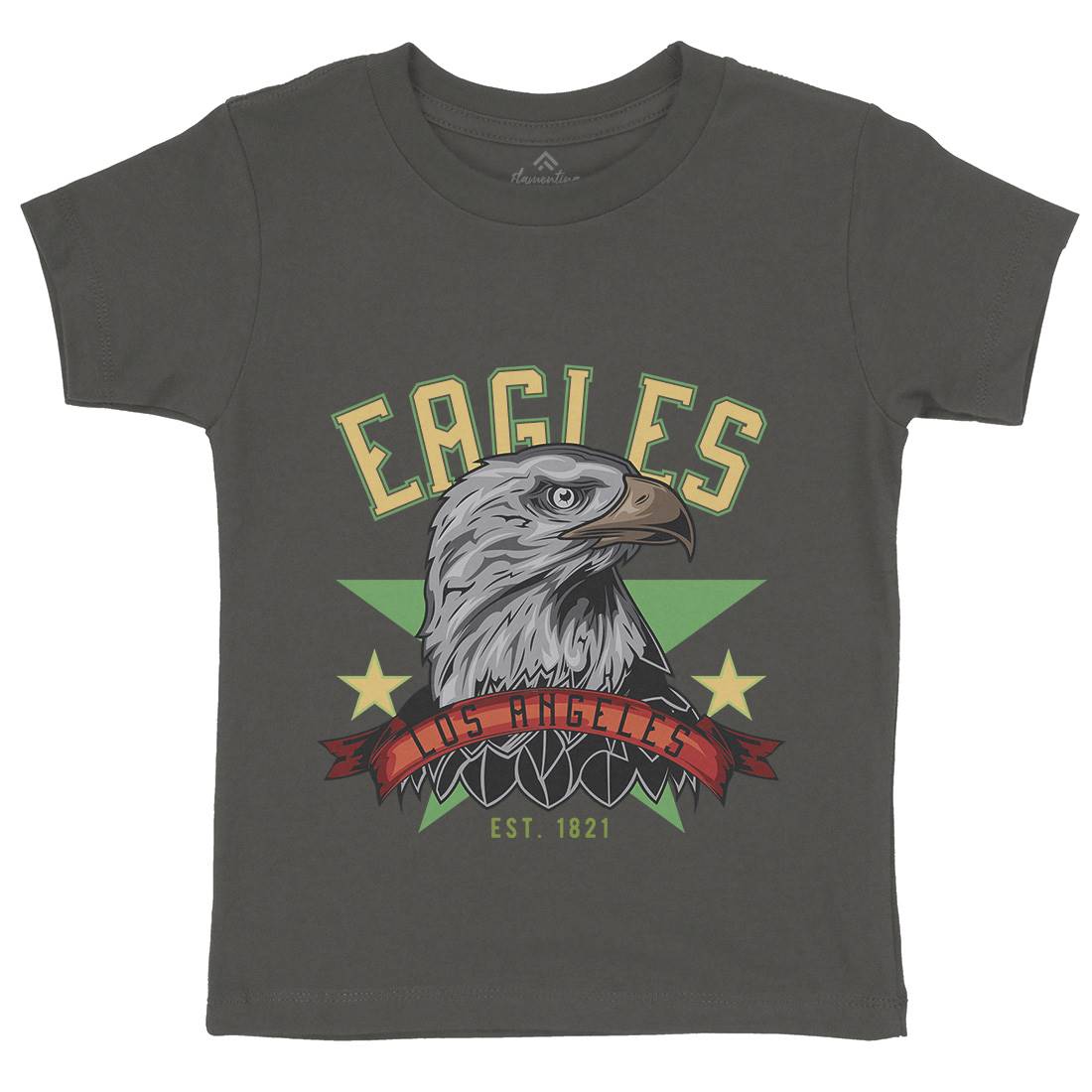 Eagle Kids Organic Crew Neck T-Shirt Animals B121