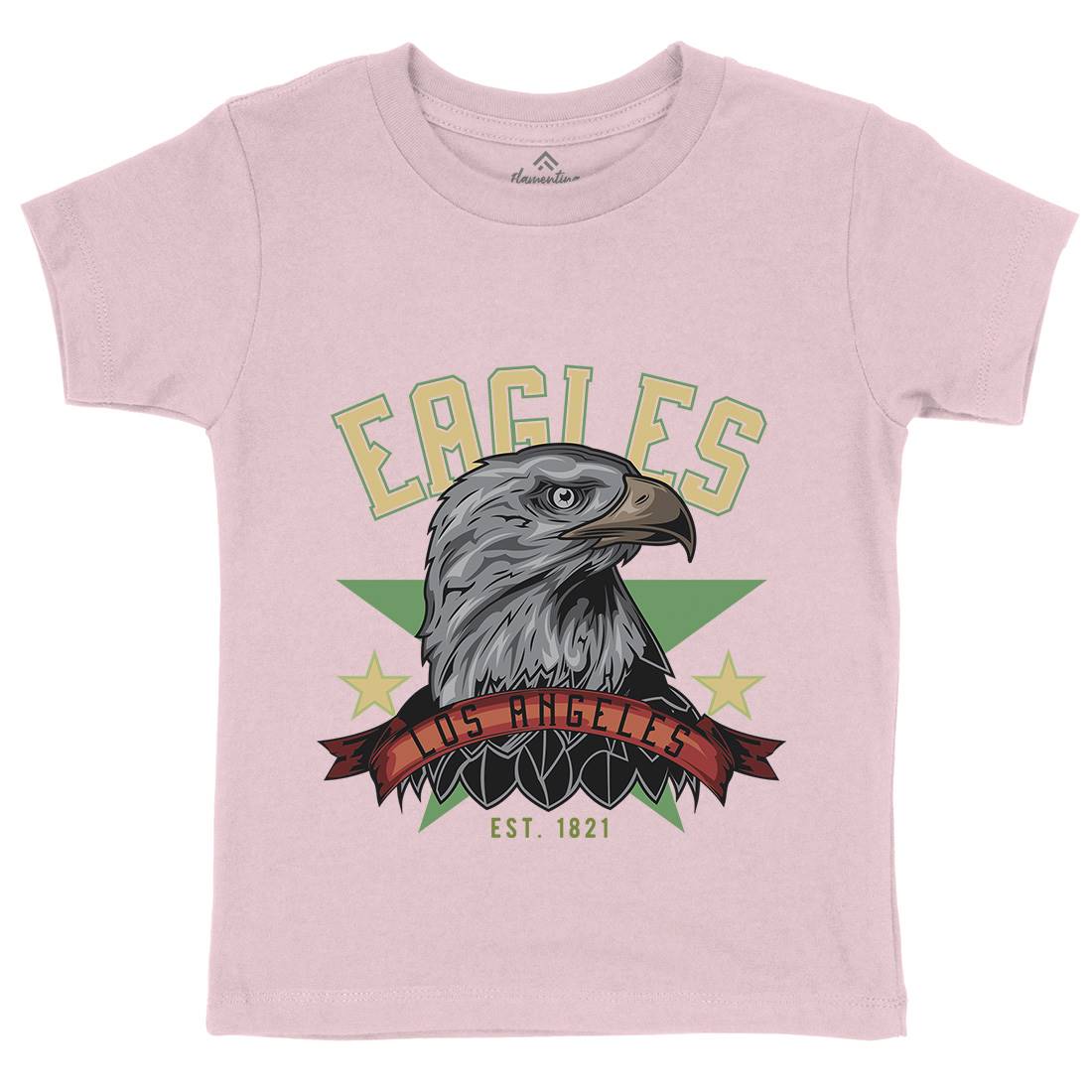 Eagle Kids Organic Crew Neck T-Shirt Animals B121