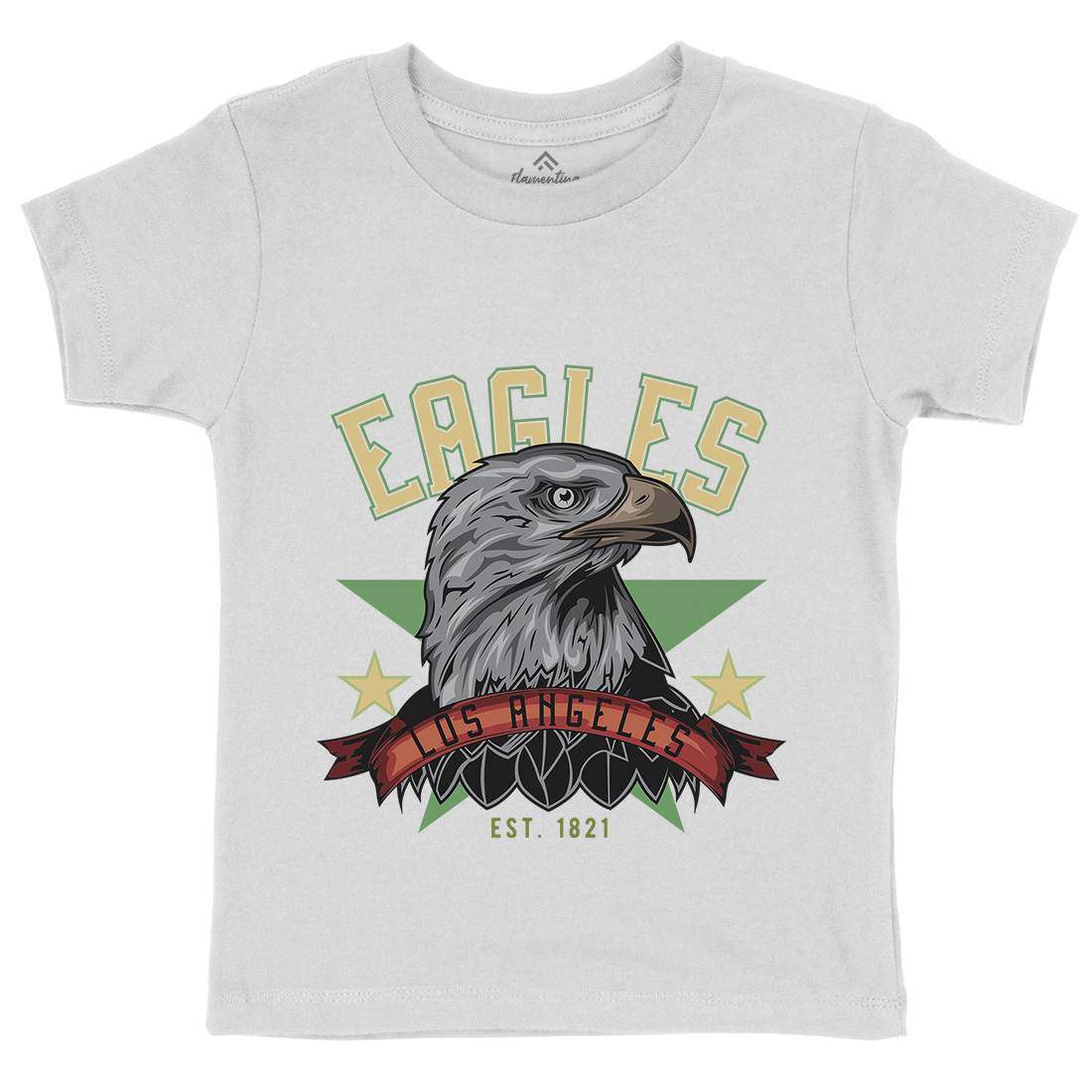Eagle Kids Crew Neck T-Shirt Animals B121