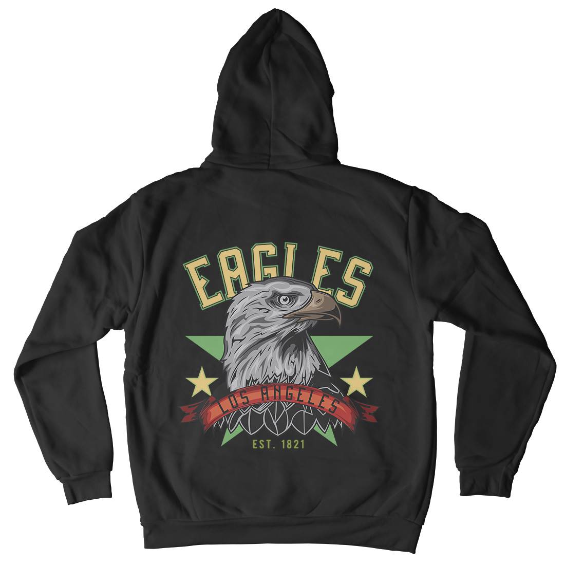 Eagle Mens Hoodie With Pocket Animals B121