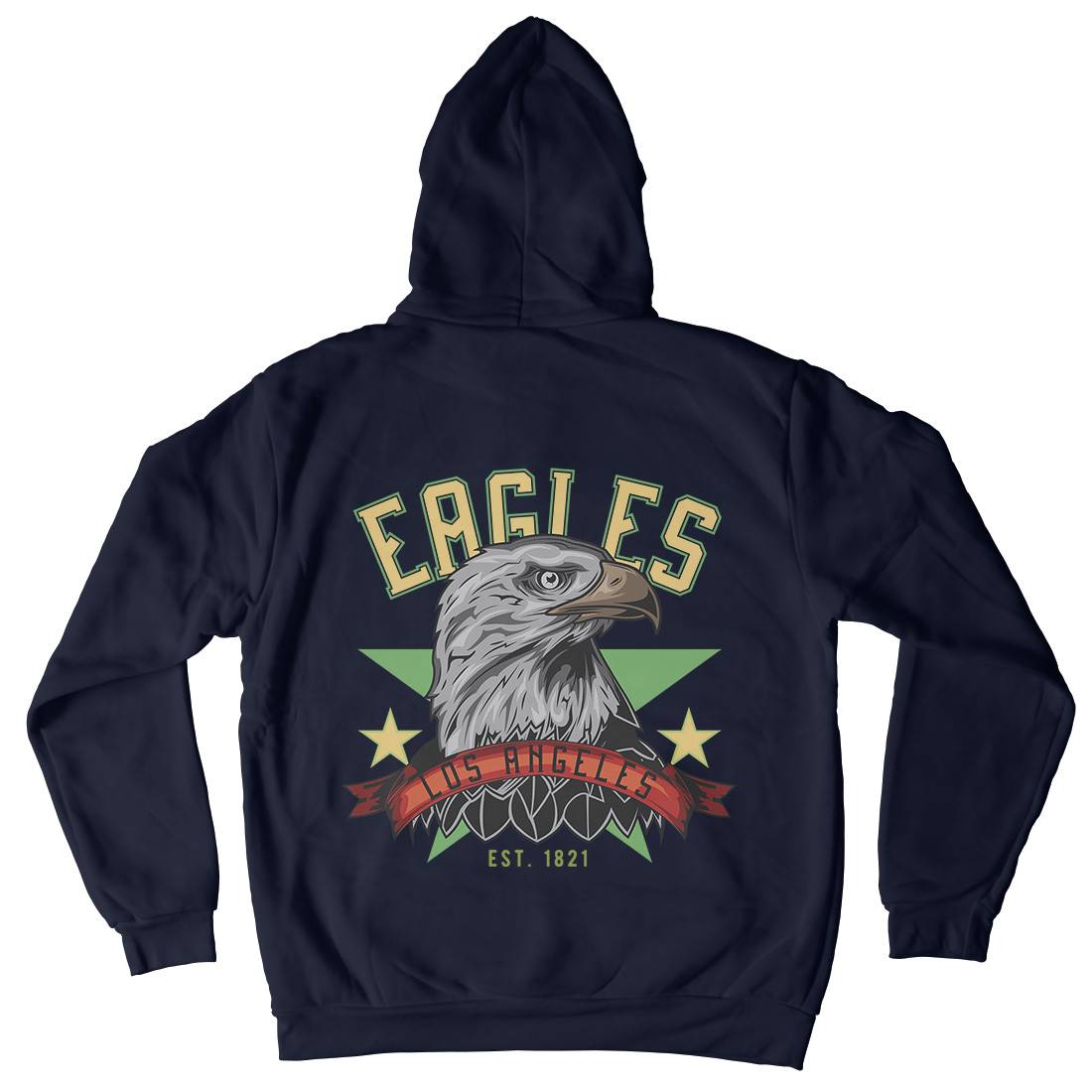 Eagle Mens Hoodie With Pocket Animals B121