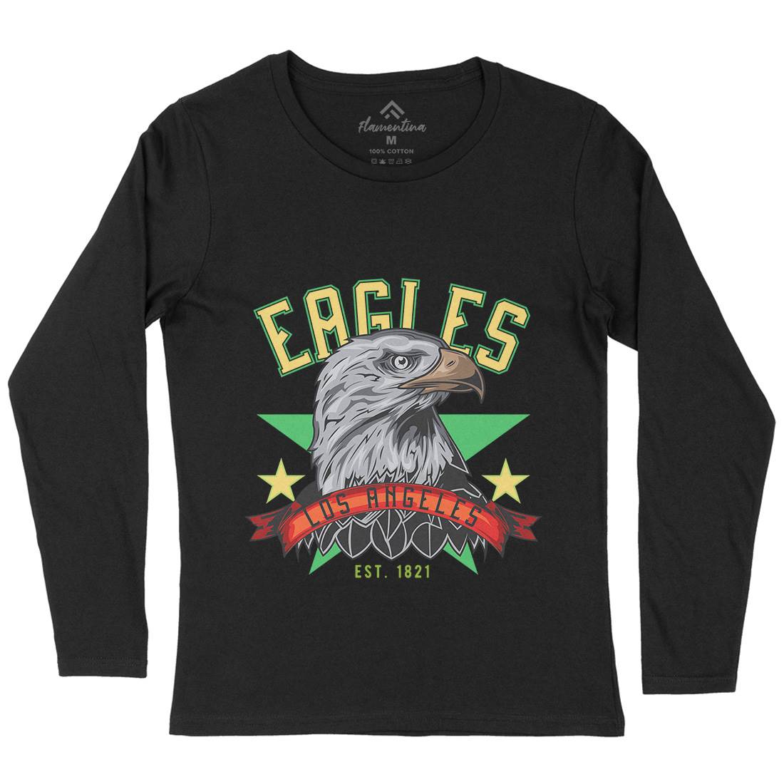 Eagle Womens Long Sleeve T-Shirt Animals B121