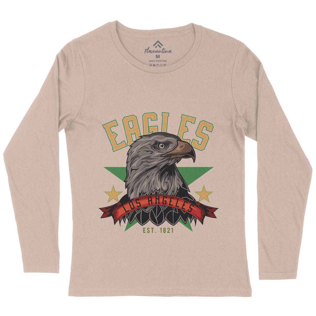 Eagle Womens Long Sleeve T-Shirt Animals B121