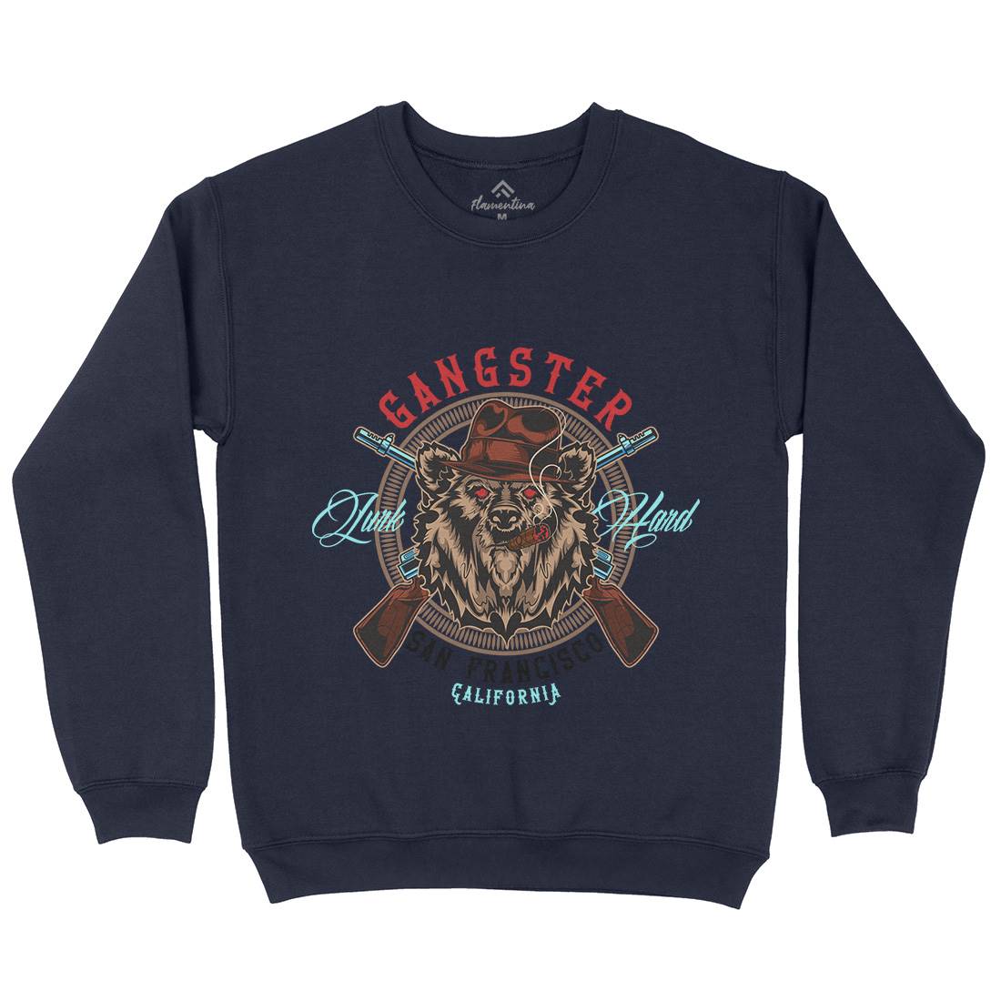 Gangster Kids Crew Neck Sweatshirt American B127