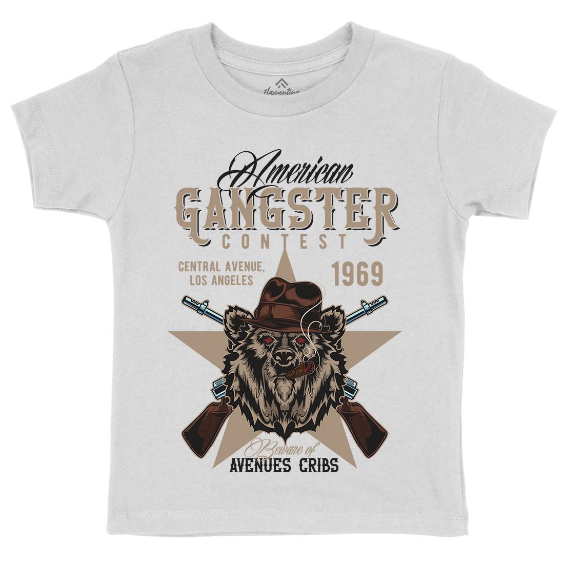 Gangster Kids Crew Neck T-Shirt American B128