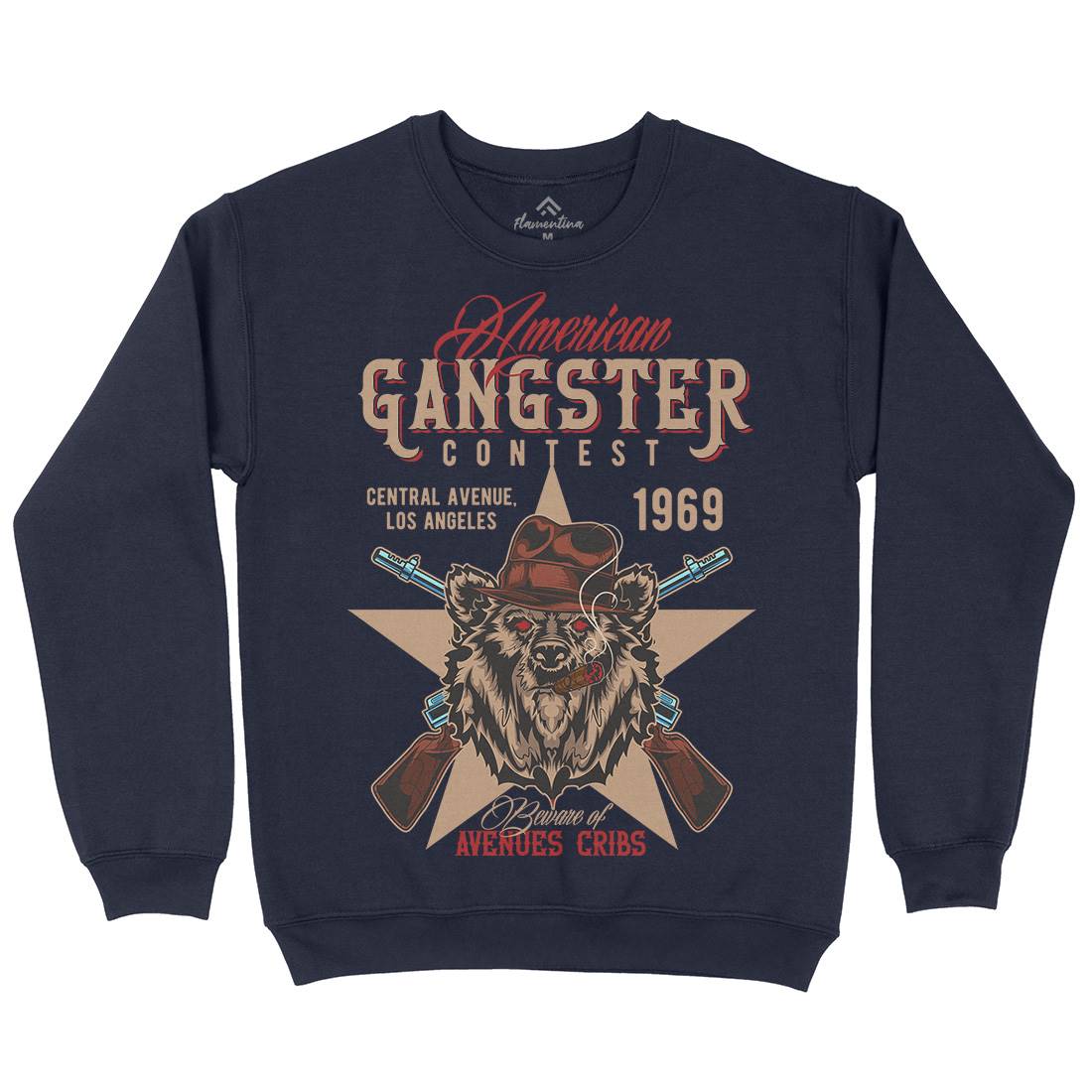 Gangster Kids Crew Neck Sweatshirt American B128