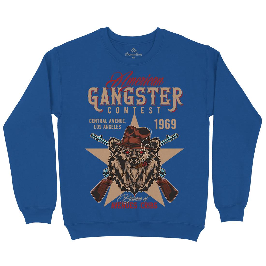Gangster Kids Crew Neck Sweatshirt American B128