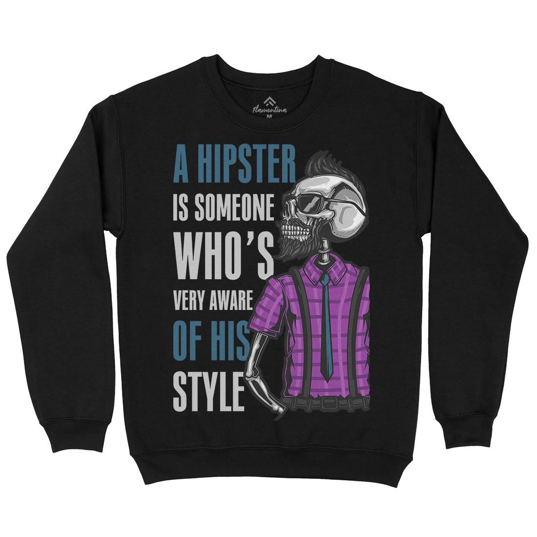 Hipster Kids Crew Neck Sweatshirt Barber B131