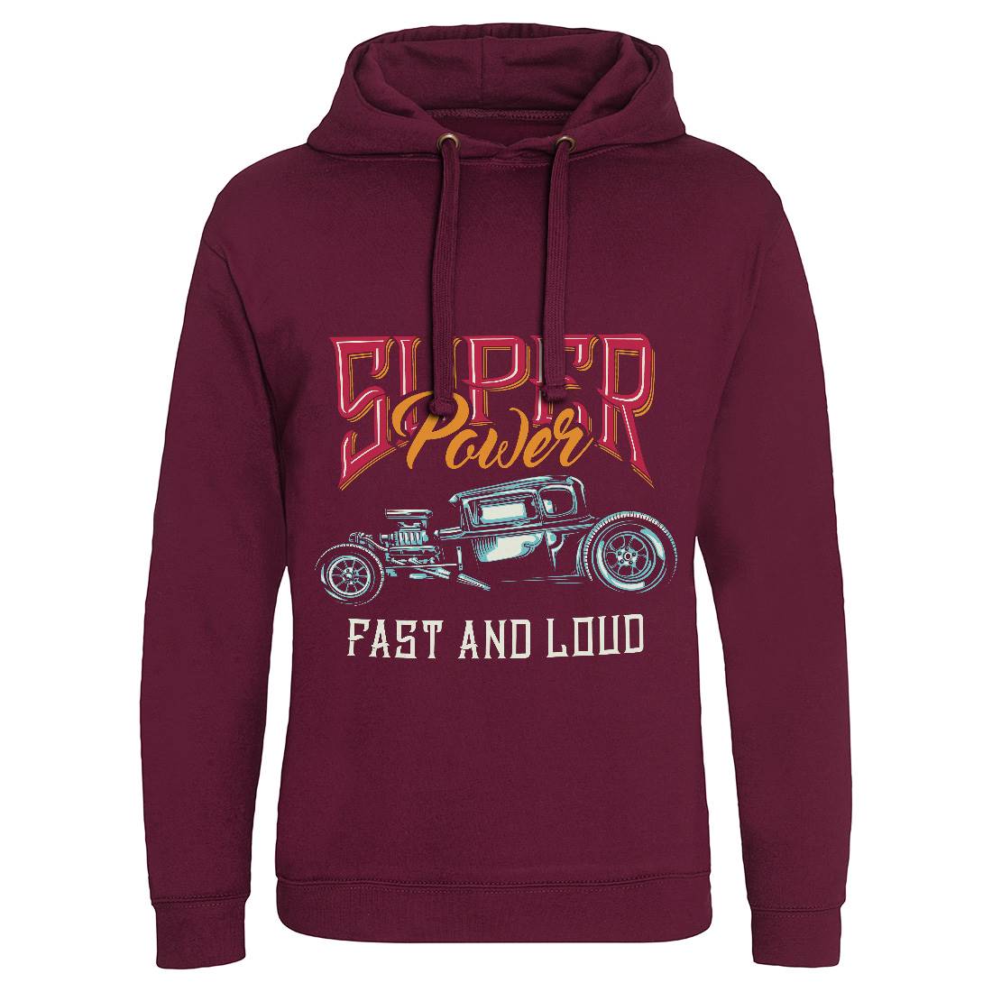 Hotrod Mens Hoodie Without Pocket Cars B133
