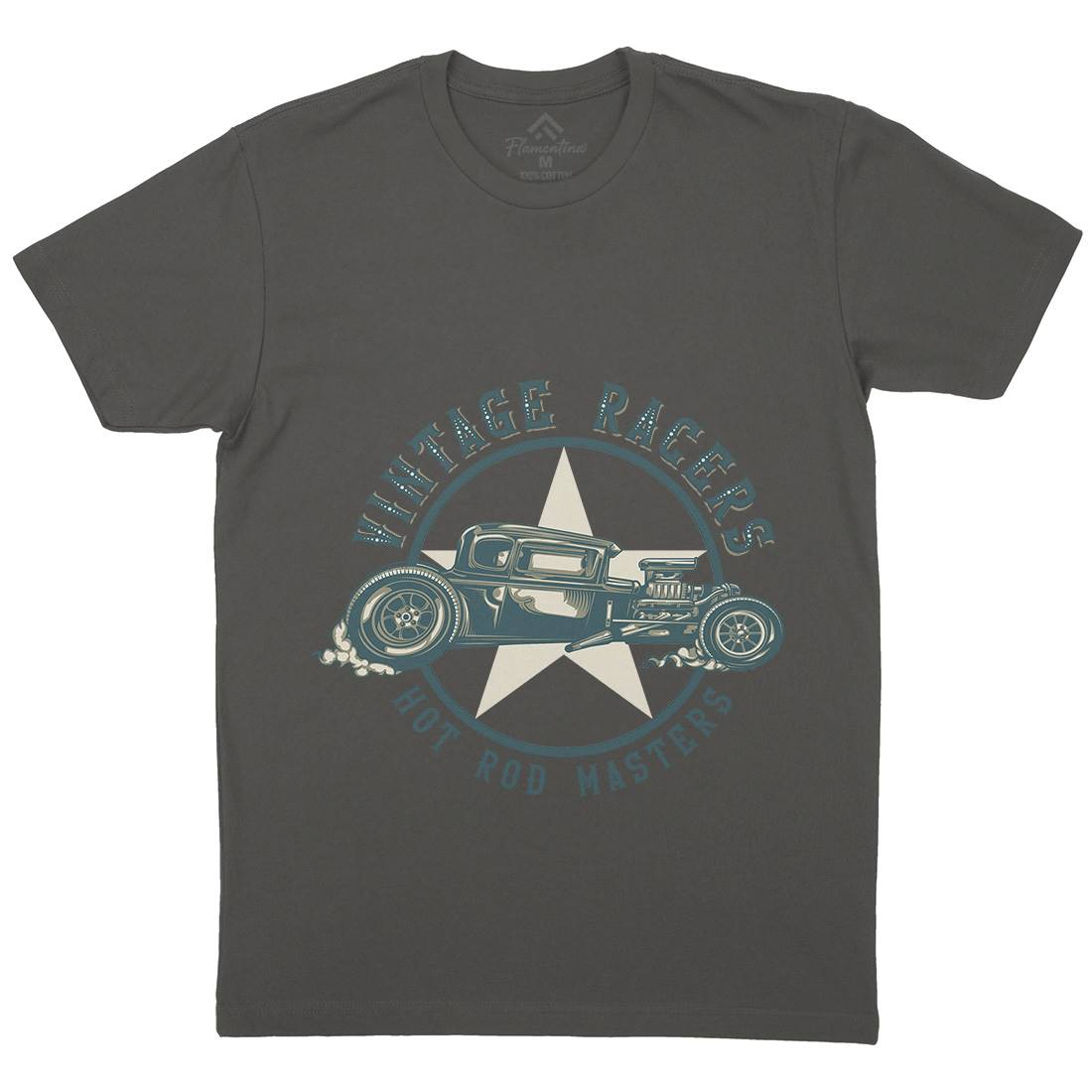 Hotrod Mens Crew Neck T-Shirt Cars B134
