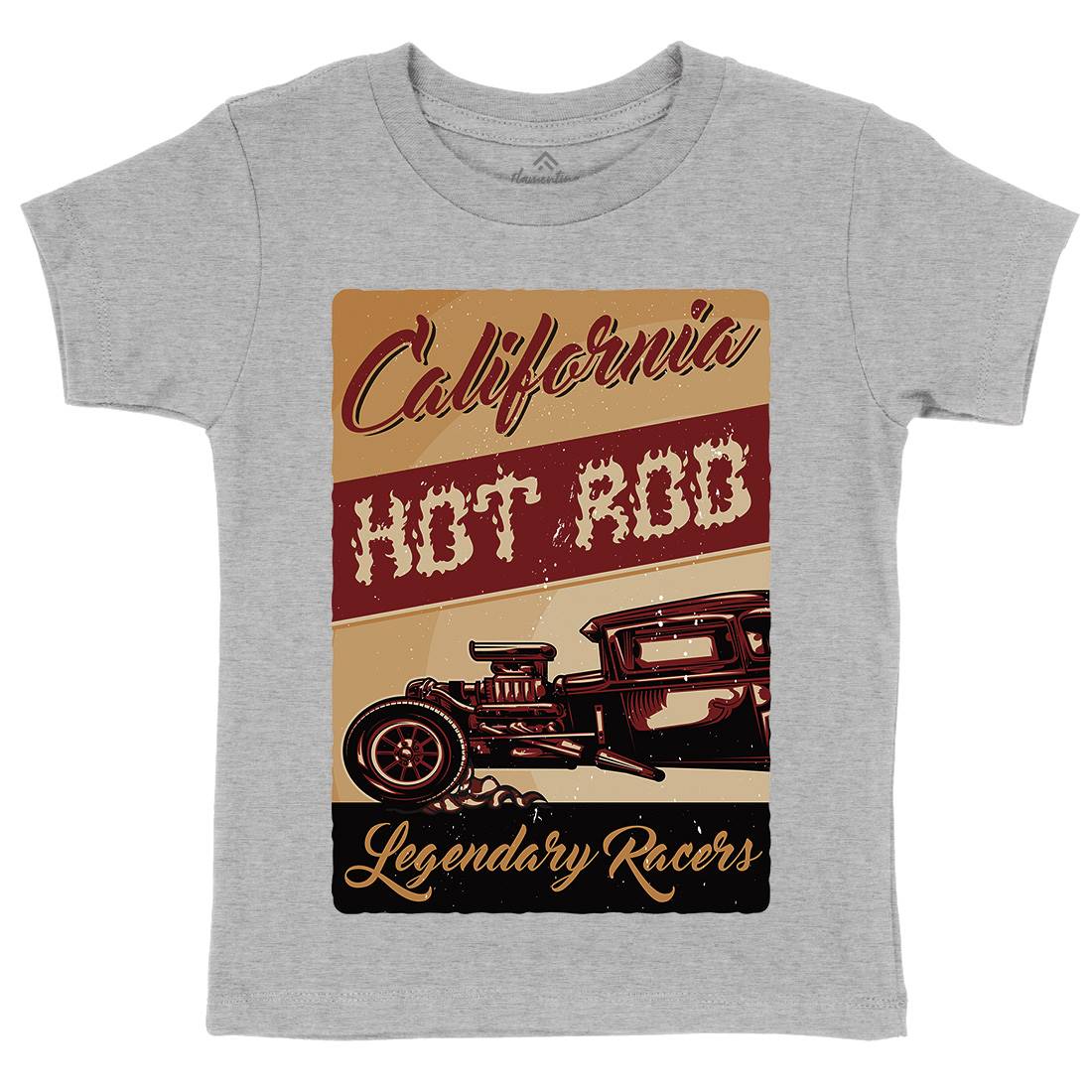 Hotrod Kids Crew Neck T-Shirt Cars B135