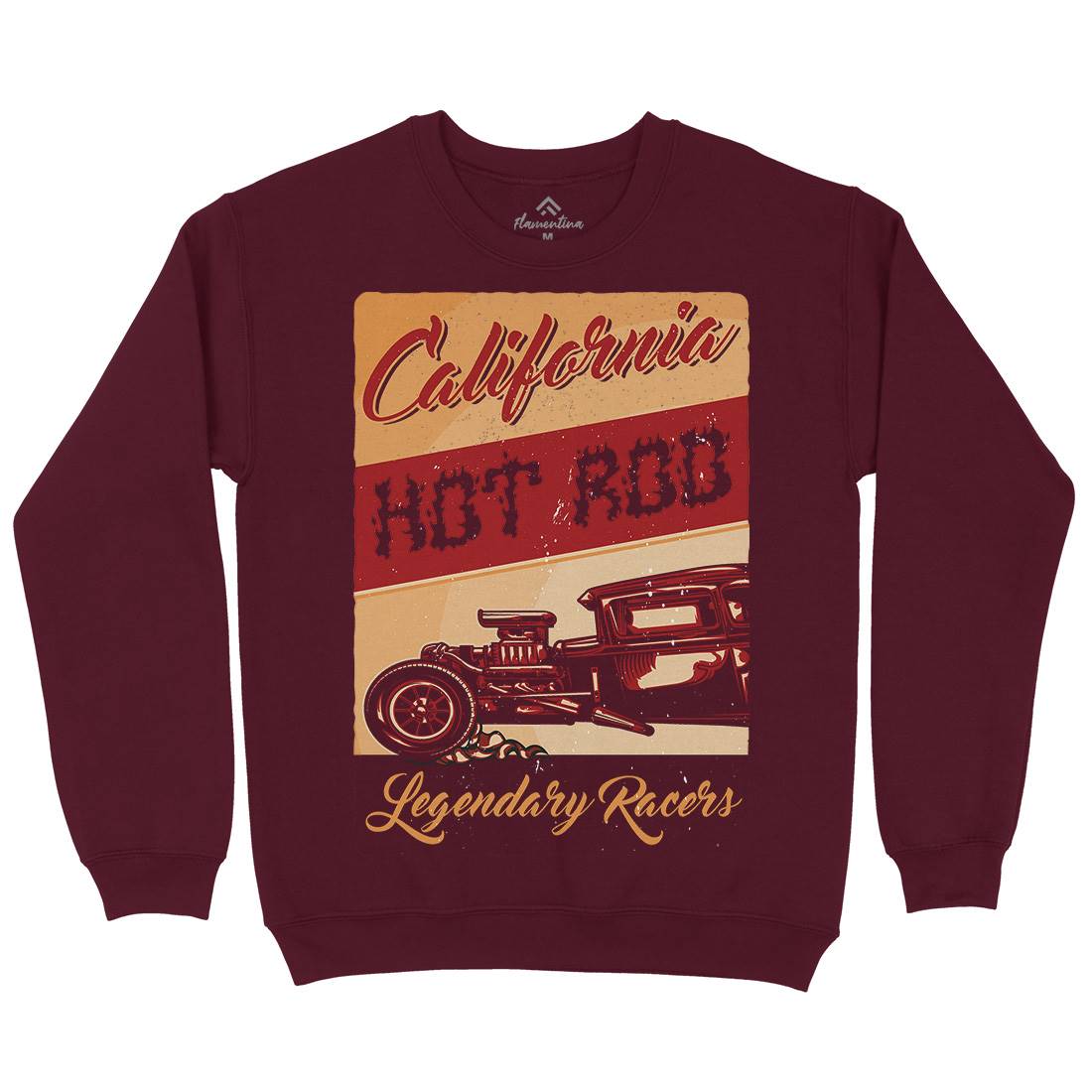 Hotrod Kids Crew Neck Sweatshirt Cars B135