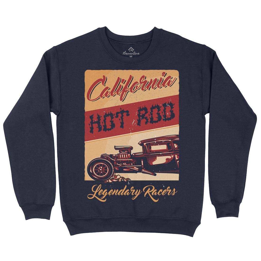 Hotrod Kids Crew Neck Sweatshirt Cars B135