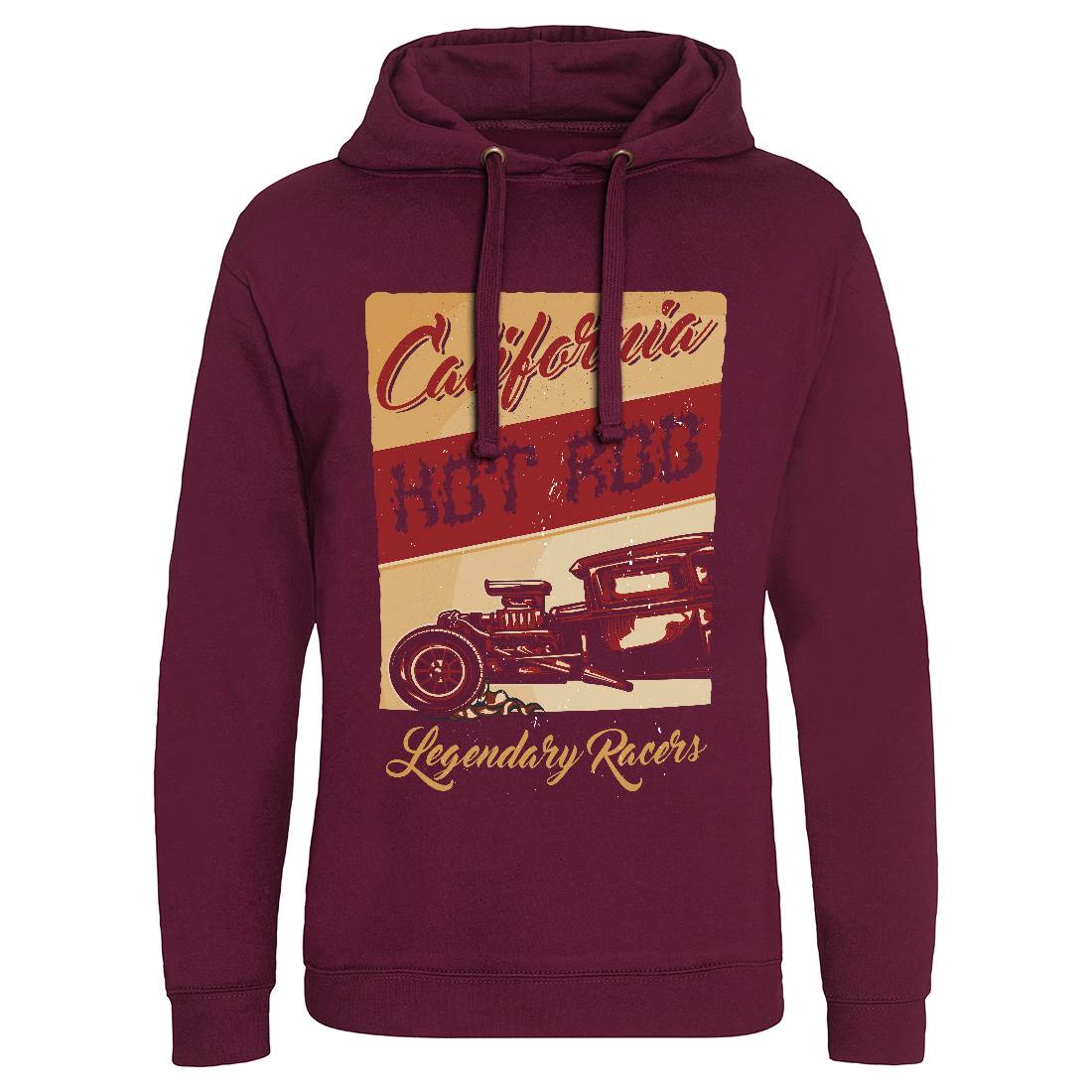 Hotrod Mens Hoodie Without Pocket Cars B135