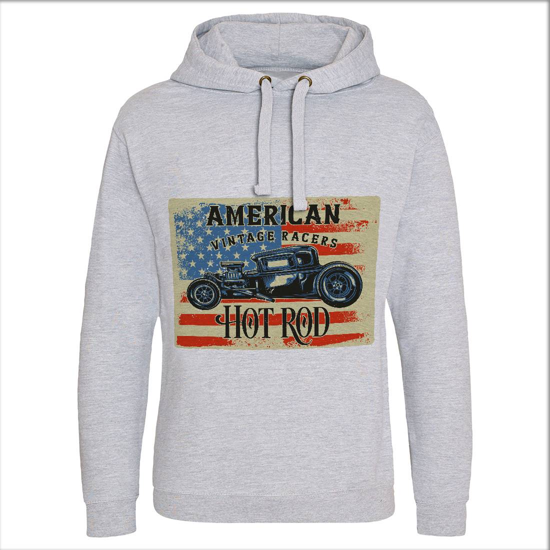 Hotrod Mens Hoodie Without Pocket Cars B136