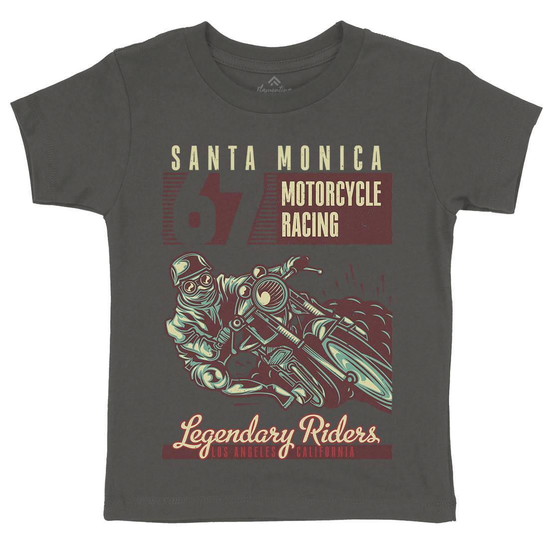 Motor Kids Crew Neck T-Shirt Motorcycles B139