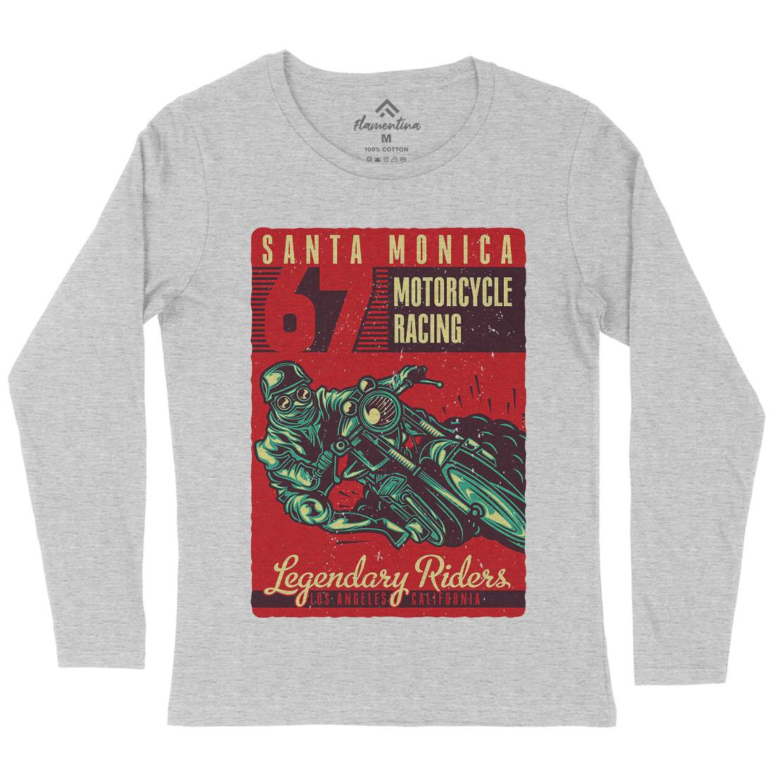 Motor Womens Long Sleeve T-Shirt Motorcycles B139