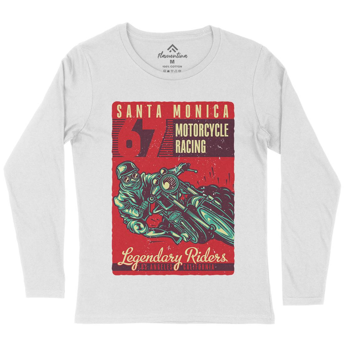 Motor Womens Long Sleeve T-Shirt Motorcycles B139