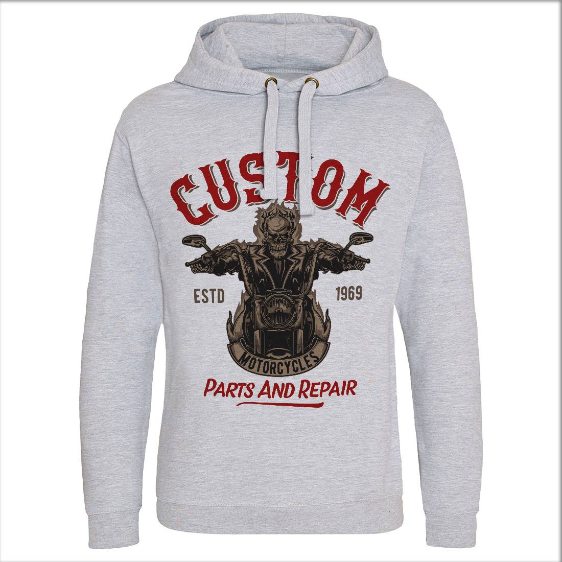 Custom Engine Mens Hoodie Without Pocket Motorcycles B141