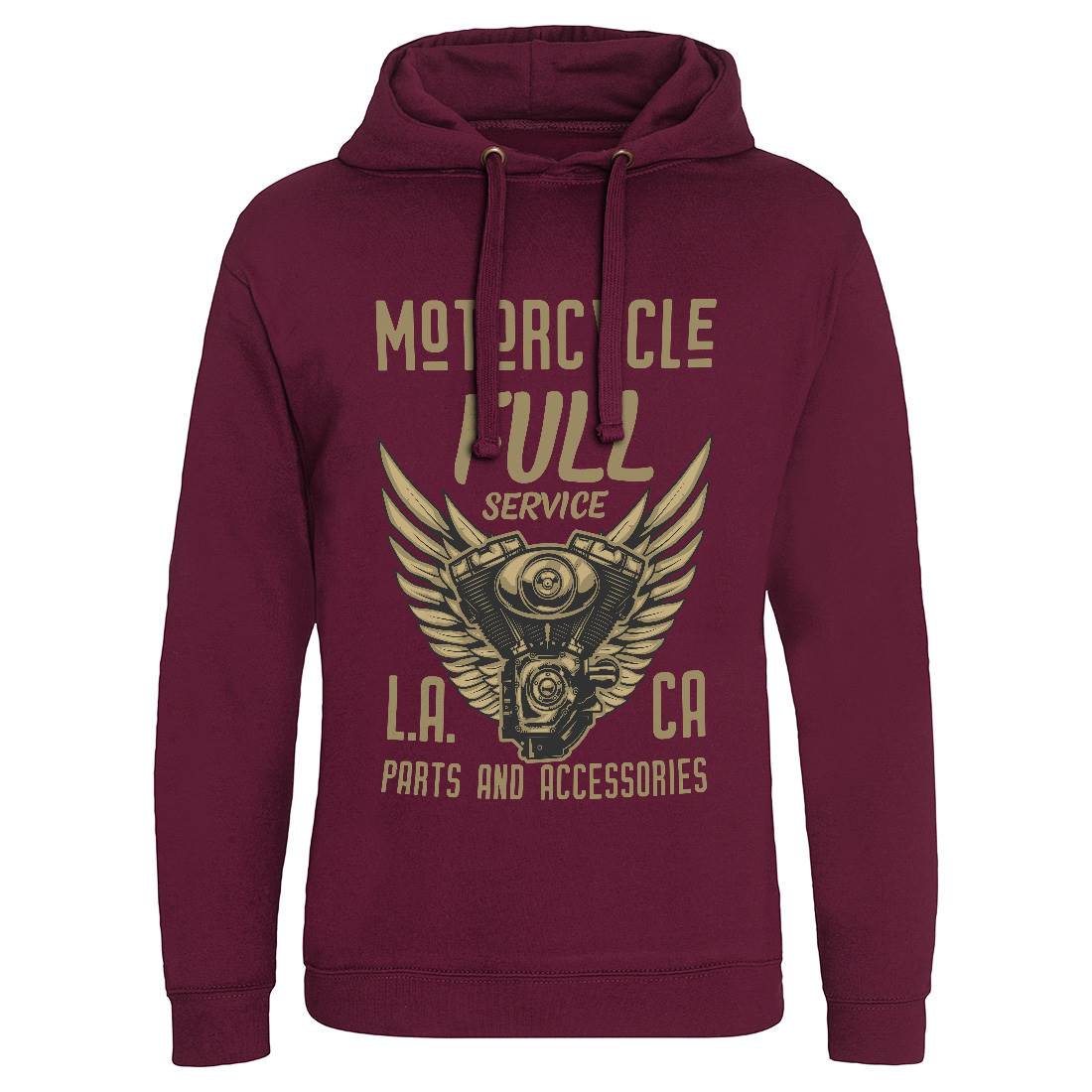 Engine Mens Hoodie Without Pocket Motorcycles B146