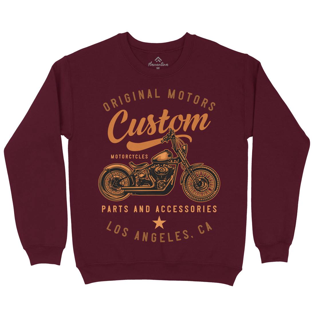Los Angeles Kids Crew Neck Sweatshirt Motorcycles B147
