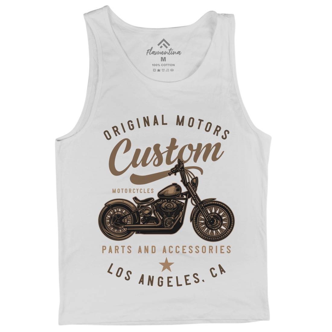 Los Angeles Mens Tank Top Vest Motorcycles B147
