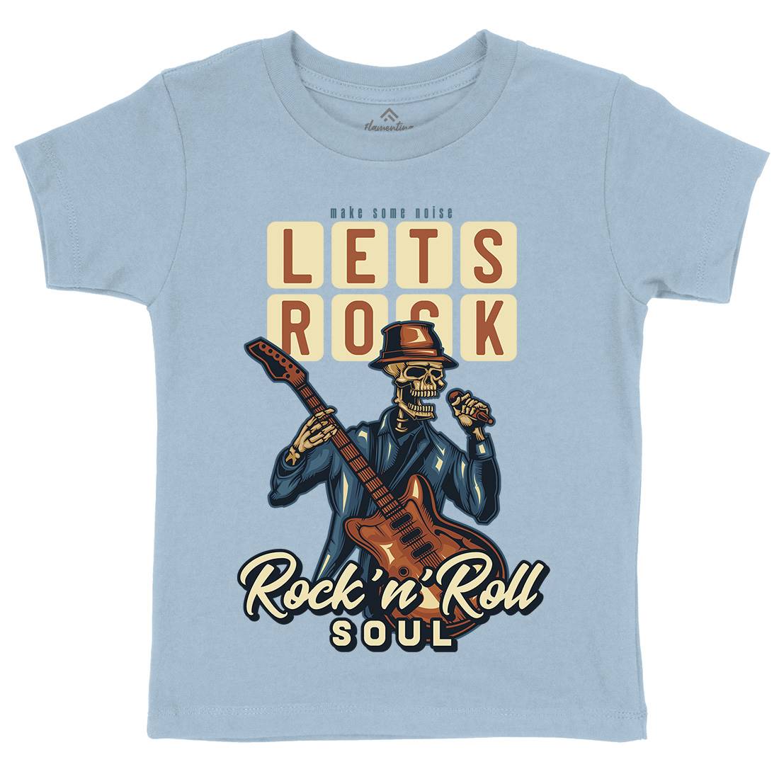 Rock Kids Crew Neck T-Shirt Music B150