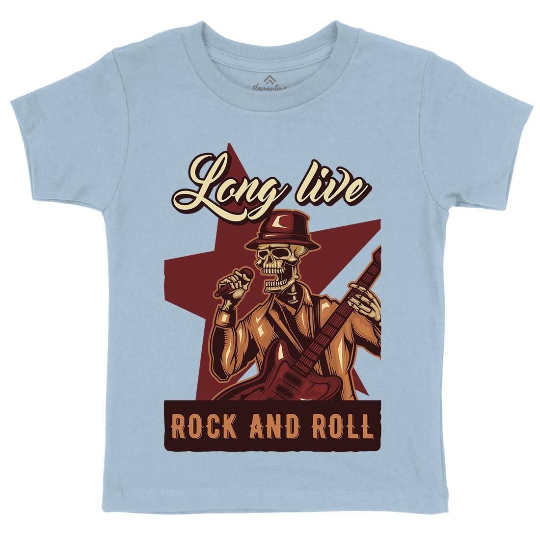 Rock Kids Crew Neck T-Shirt Music B151