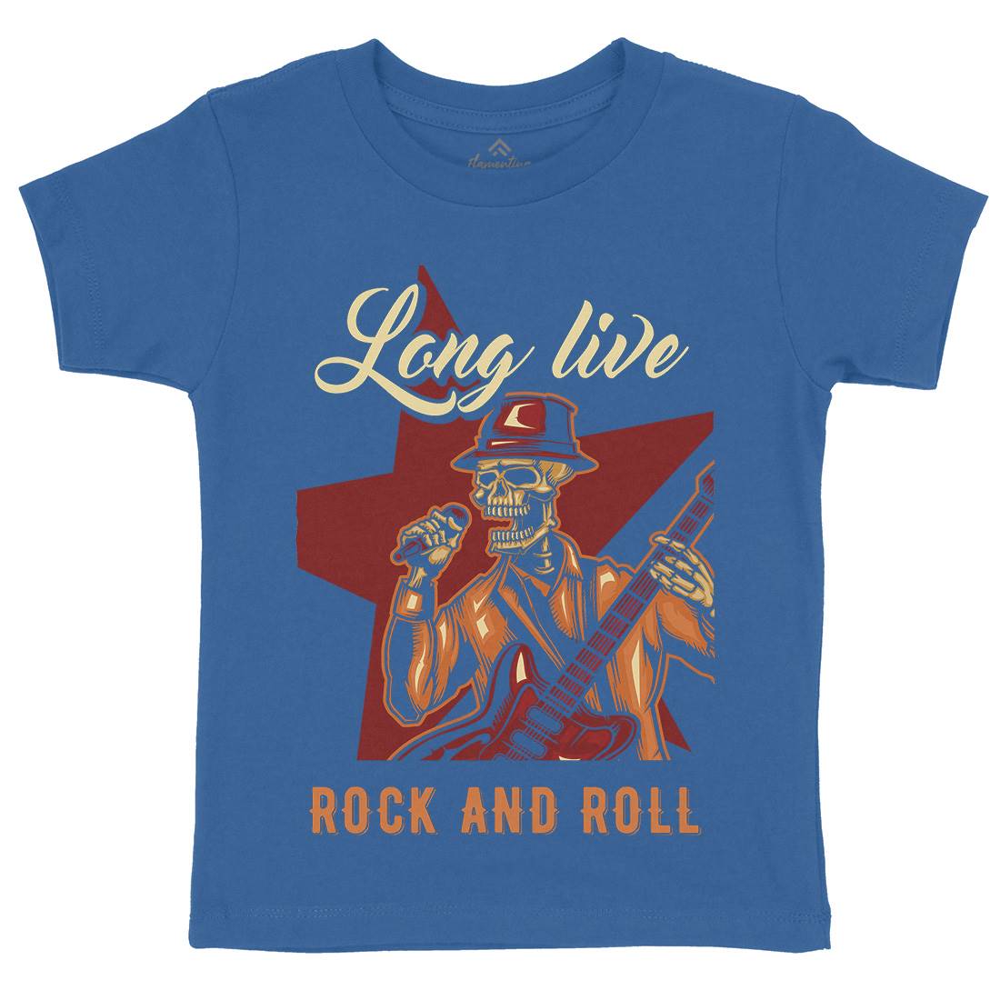 Rock Kids Crew Neck T-Shirt Music B151
