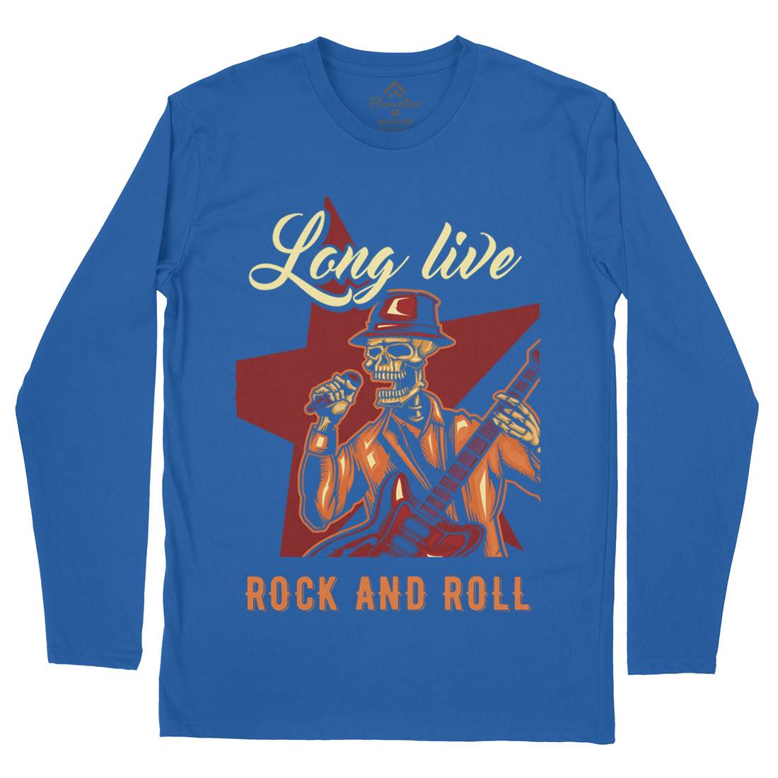 Rock Mens Long Sleeve T-Shirt Music B151