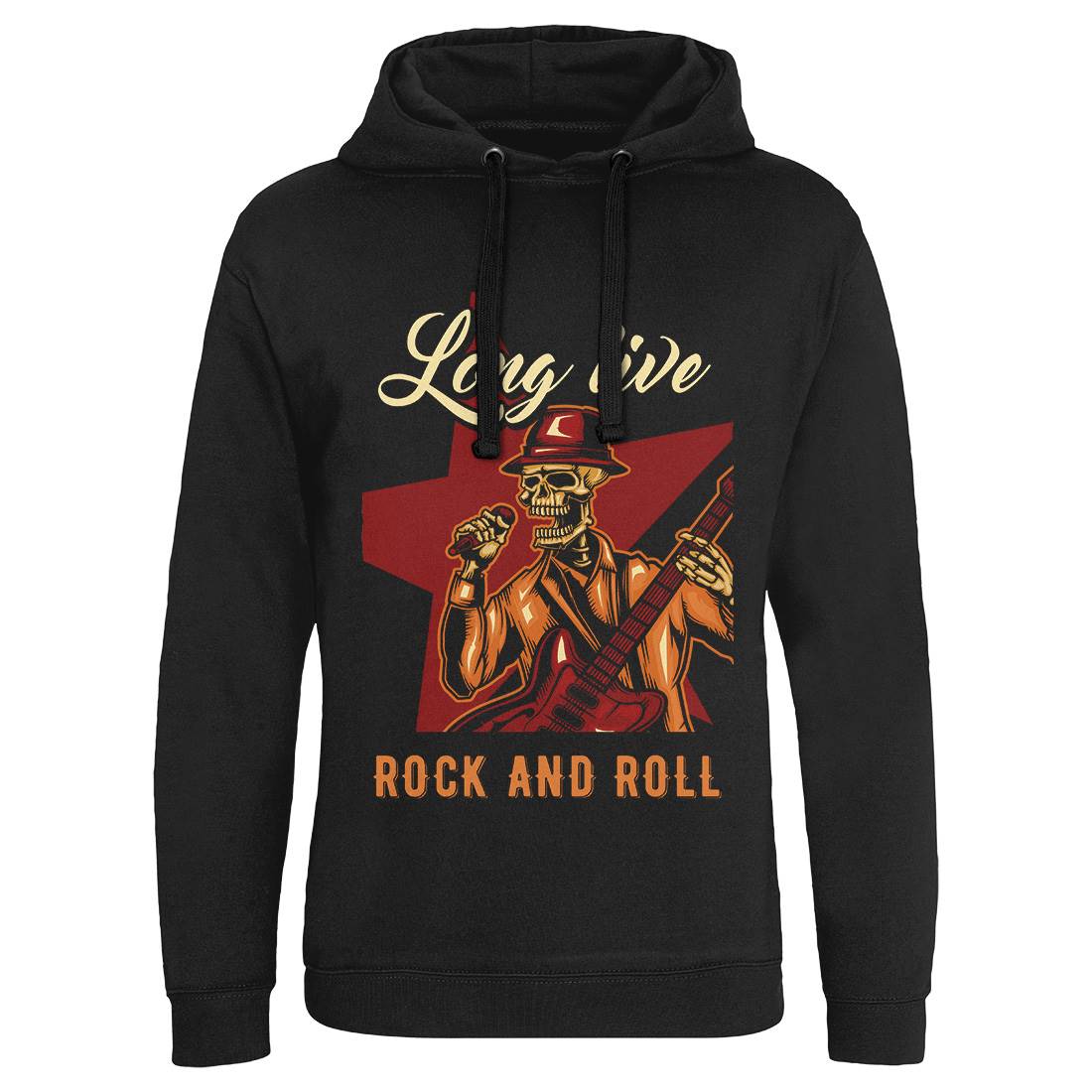 Rock Mens Hoodie Without Pocket Music B151